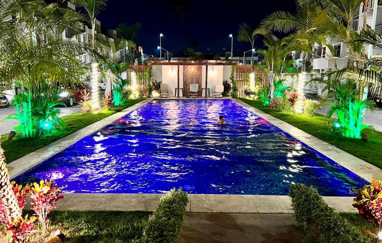 Penthouse Manzanillo Exclusivo Con Alberca Daire Dış mekan fotoğraf